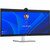 Dell P3424WEB 34" Class Webcam UW-QHD Curved Screen LED Monitor - 21:9 - Black, Silver