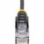 StarTech.com 3ft CAT6 Cable - Slim CAT6 Patch Cord - Black - Snagless RJ45 Connectors - Gigabit Ethernet Cable - 28 AWG - LSZH (N6PAT3BKS)