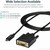 StarTech.com 6.6 ft / 2 m USB-C to DVI Cable - USB Type-C Video Adapter Cable - 1920 x 1200 - Black