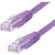 StarTech.com 25ft CAT6 Ethernet Cable - Purple Molded Gigabit - 100W PoE UTP 650MHz - Category 6 Patch Cord UL Certified Wiring/TIA