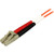 StarTech.com 3m Fiber Optic Cable - Multimode Duplex 50/125 - OFNP Plenum - LC/ST - OM2 - LC to ST Fiber Patch Cable