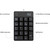 Adesso Wireless Spill Resistant 18-Key Numeric Keypad