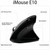 Adesso iMouse E10 2.4 GHz RF Wireless Vertical Ergonomic Mouse