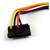 StarTech.com 6in 4 Pin LP4 to Right Angle SATA Power Cable Adapter