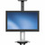 StarTech.com TV Cart - For 32" to 75" Displays - AV Cart - Height Adjustable - Lockable Wheels - Flat Screen TV Cart - Media Cart on Wheels