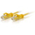 C2G 7ft Cat6 Unshielded Ethernet Network Crossover Patch Cable - Yellow