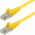 StarTech.com 1ft Yellow CAT6a Ethernet Cable, Snagless RJ45, 10G, 100W PoE, S/FTP, LSZH, 27AWG Pure Copper, 500MHz, Shielded Network Cord