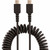 StarTech.com 20in (50cm) USB C Charging Cable, Coiled Heavy Duty Fast Charge & Sync USB-C Cable, High Quality USB 2.0 Type-C Cable, Black