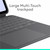 Logitech Combo Touch Keyboard/Cover Case for 13" (330.20 mm) Apple iPad Pro (7th Generation) Tablet - English Keyboard - Graphite