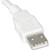 C2G 6.6ft USB Extension Cable - USB A to USB A Extension Cable - USB 2.0 - White - M/F