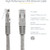 StarTech.com 10ft CAT6 Ethernet Cable - Gray Molded Gigabit - 100W PoE UTP 650MHz - Category 6 Patch Cord UL Certified Wiring/TIA