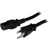 StarTech.com 8ft (2.4m) Heavy Duty Power Cord, NEMA5-15P to C15, 15A 125V, 14AWG, Replacement AC Computer PC Power Supply Cable