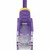 StarTech.com 1ft Purple Slim CAT6 Ethernet Cable, Slim Snagless RJ45, UTP, LSZH, 28AWG Bare Copper, Slim Network Patch Cord, Fluke Tested