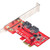 StarTech.com SATA PCIe Card, 2 Port PCIe SATA Expansion Card, 6Gbps SATA, PCI Express to SATA Adapter, Non-RAID, PCIe to SATA Converter