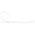 StarTech.com 10"(25cm) Cable Ties, 2-5/8"(68mm) Dia, 50lb(22kg) Tensile Strength, Nylon Self Locking Ties, UL Listed, 1000 Pack, White