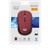 Adesso iMouse S80R - Wireless Fabric Optical Mini Mouse (Red)