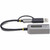 StarTech.com USB-C to to Ethernet Adapter with USB-A Dongle, 10/100/1000Mbps, USB 3.0 to Gigabit Network Adapter, Windows/macOS/Linux