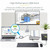 StarTech.com USB4 Docking Station, USB-C 40Gbps, up to Dual 4K 60Hz HDMI, Multi-Monitor Dock, 6-Port USB Hub, 2.5GbE, 100W Power Delivery