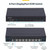 StarTech.com 8-Port DisplayPort KVM Switch with 1U Rack Mount Kit, 4K 60Hz DP 1.2, Push-Button & Hotkey Switching, TAA Compliant
