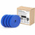 StarTech 4-pack 15ft (4.6m) Hook and Loop Roll, 0.5in Wide, Blue, Cut-to-Size Reusable Cable Ties, Fastener Tape, Bulk Roll