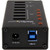 StarTech.com 4 Port USB 3.0 Hub plus 3 Dedicated USB Charging Ports (2 x 1A & 1 x 2A) - 5Gbps - Wall Mountable Metal Enclosure