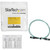 StarTech.com 1m (3ft) MTP(F)/PC OM3 Multimode Fiber Optic Cable, OFNP Plenum, 50/125&micro;m, 40G, Low Insertion Loss, MPO Fiber Jumper Cord