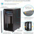 StarTech 32U Enterprise-Grade Flat Pack Server Rack Cabinet, 19in Enclosed 4-Post Data Rack for Network / IT Equipment