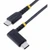 StarTech 6in (15cm) USB-C Fast Charging Cable, Rugged, Right-Angled, Charge & Sync, 60W (3A) PD, USB 2.0, TPE Jacket and Aramid Fiber
