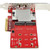 StarTech.com Dual M.2 PCIe SSD Adapter Card - x8 / x16 Dual NVMe or AHCI M.2 SSD to PCI Express 3.0 - M.2 NGFF PCIe (m-key) Compatible