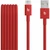 Beats by Dr. Dre USB-A to USB-C Woven Cable (1.5 m / 5 ft.) - Rapid Red