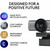 Logitech BRIO 705 Webcam - 8.5 Megapixel - 60 fps - Graphite - USB Type C
