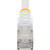 StarTech.com 3ft CAT6a Ethernet Cable, White Low Smoke Zero Halogen (LSZH) 10 GbE 100W PoE S/FTP Snagless RJ-45 Network Patch Cord