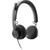 Logitech Zone 750 Wired On-Ear Headset with advanced noise-canceling microphone, simple USB-C and included USB-A adapter, plug-and-play compatibility for all devices