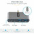 StarTech.com 4-Port USB-C Hub with 100W Power Delivery Pass-Through, 2x USB-A + 2x USB-C, 5Gbps, 1ft/30cm Long Cable, Portable USB 3.0 Hub