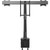 StarTech.com Desk Mount Dual Monitor Arm, Ergonomic VESA Mount 32" (17.6lb/8kg) Displays, Crossbar Handle for Full Motion, C-Clamp/Grommet