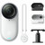 Insta360 3S Digital Camcorder - 2.2" (55.88 mm) Touchscreen - High Dynamic Range (HDR) - 4K - Arctic White