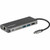StarTech.com USB C Multiport Adapter - Portable USB Type-C Travel Dock - 4K HDMI, 2-pt USB Hub, SD, GbE, 60W PD Pass-Through - Laptop Dock StarTech.com USB C Multiport Adapter - Portable USB Type-C Travel Dock - 4K HDMI, 2-pt USB Hub, SD, GbE, 60W PD Pass-Through - Laptop Dock