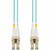 AddOn 2m Laser-Optomized Multi-Mode fiber (LOMM) Duplex LC/LC OM4 Aqua Patch Cable