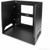 StarTech.com 2-Post 8U Open Frame Wall Mount Network Rack with Built-in Shelf and Adjustable Depth, Computer Rack for IT Equipment, TAA~