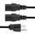 StarTech.com 10ft (3m) Computer Power Y Cord, NEMA 5-15P to C13, 10A 125V, 18AWG, Black Replacement PC Power Cord, TV/Monitor Power Cable