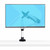 StarTech.com Monitor Desk Mount For 27in 16:9/30in 21:9 Ultrawide Screens, VESA 75x75/100x100, Tool-Less Arm Adjustments, TAA