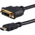 StarTech.com 8in (20cm) HDMI to DVI Adapter, DVI-D to HDMI (1920x1200p), 10 Pack, HDMI Male to DVI-D Female Cable, HDMI to DVI Cord, Black