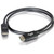 C2G 10ft DisplayPort Cable with Latches 8K UHD M/M - Black