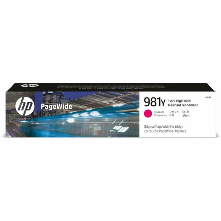 HP 981Y (L0R14A) Original Extra High Yield Page Wide Ink Cartridge - Magenta - 1 Each