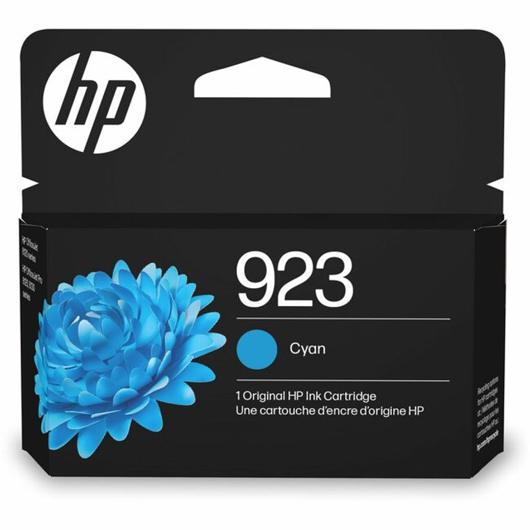 HP 923 Original Inkjet Ink Cartridge - Cyan - 1 Each