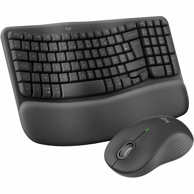 Logitech Wave Keys MK670 Wireless Keyboard and M550 L Wireless Mouse Combo - French Layout