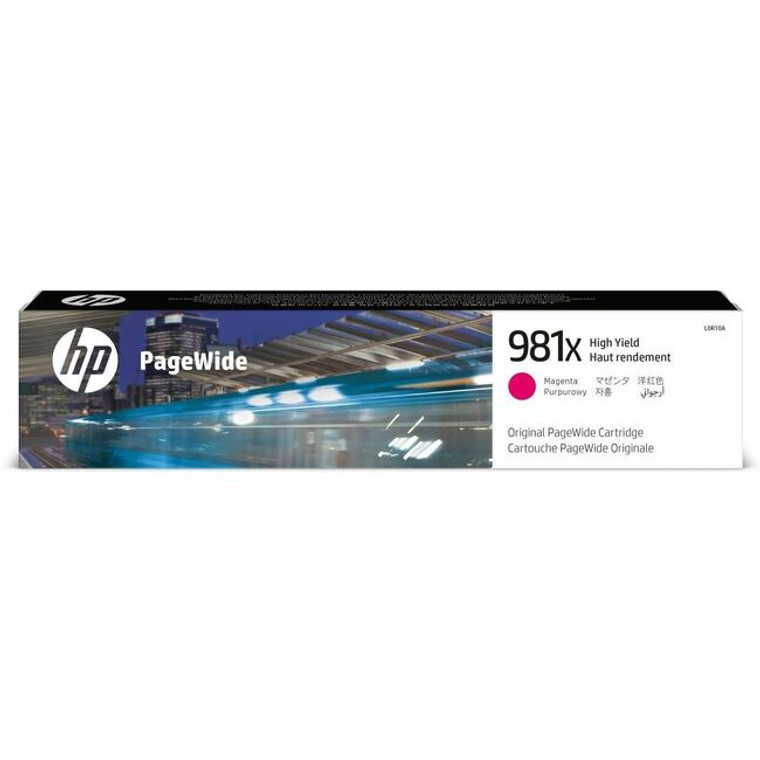 HP 981X (L0R10A) Original High Yield Inkjet Ink Cartridge - Single Pack - Magenta - 1 Each