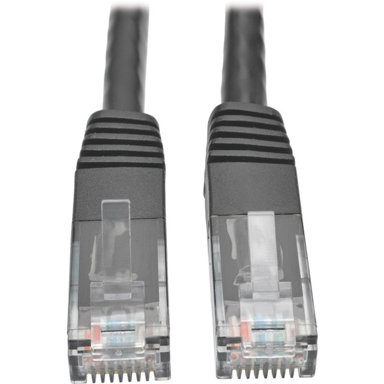 Tripp Lite by Eaton Cat6 Gigabit Molded Patch Cable (RJ45 M/M), Black, 25 ft