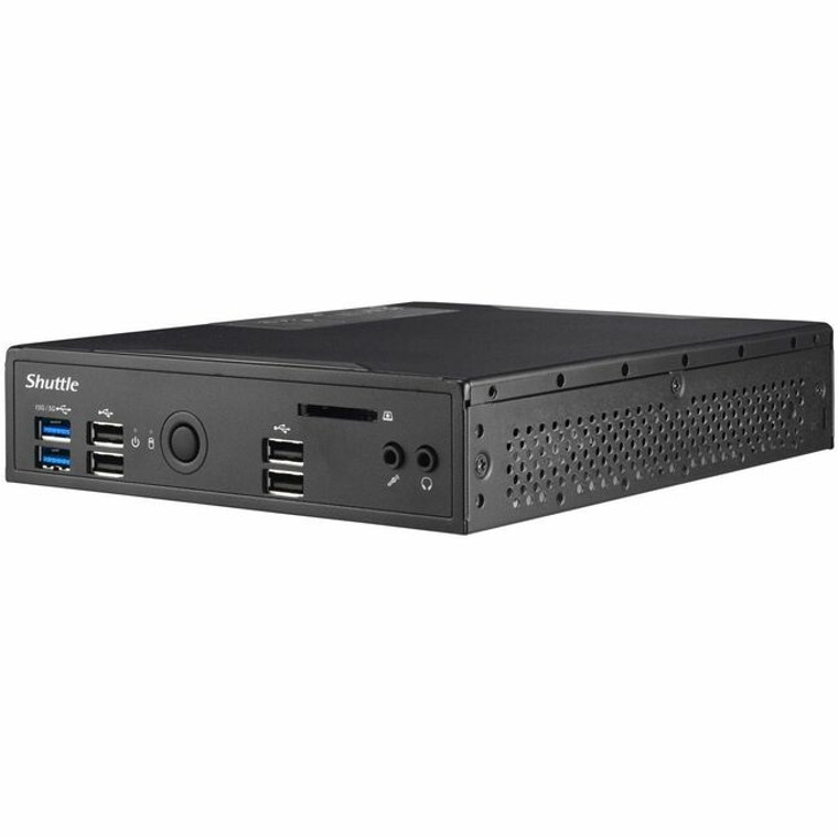Shuttle XPC slim DS20UV2 Barebone System - Slim PC - Socket BGA-1528 - 1 x Processor Support - Intel Celeron 5205U 1.90 GHz Dual-core (2 Core)