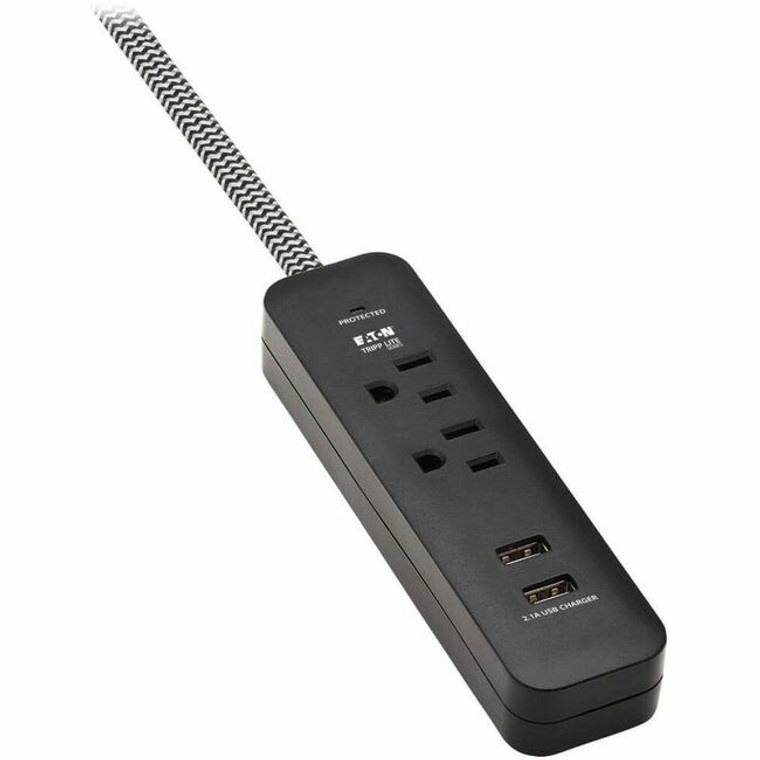 Tripp Lite by Eaton Protect It! TLP206USB 2-Outlet Surge Suppressor/Protector